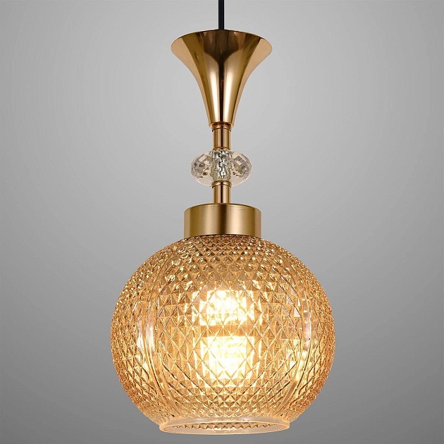 Подвесной светильник Reluce 02001-0.9-02 Amber Фото № 2