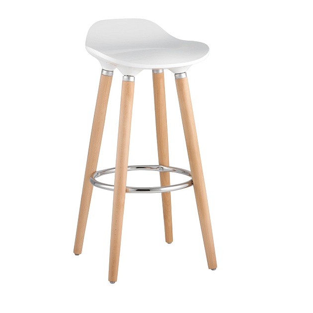 Барный стул Stool Group Модерн белый JASMINE WHITE изображение 1 Барный стул Stool Group Модерн белый JASMINE WHITE Фото № 1
