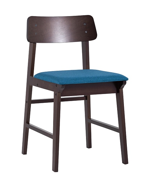 Комплект стульев Stool Group ODEN S NEW мягкое сидение синее 2 шт. MH52035 H3221-7 STEEL BLUEx2 KOROB фото 2