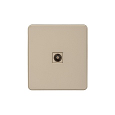 Розетка ROUND TV с/у шелк KRANZ KR-78-0723-7