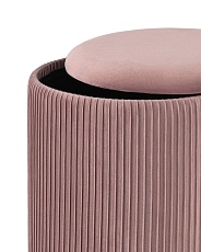 Пуф Stool Group Шарлотта с ящиком велюр розовый 19A205VA-8167-30 2