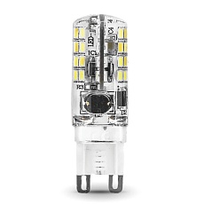 Лампа светодиодная Gauss G9 3W 2700K прозрачная 107709103