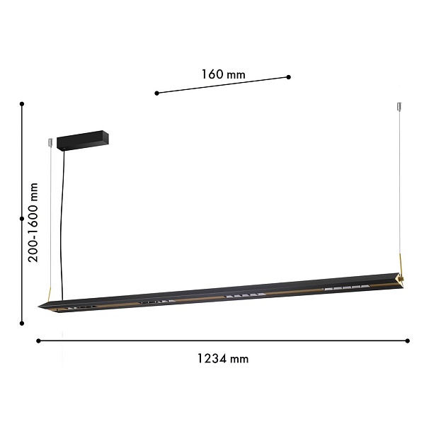 Подвесной светодиодный светильник Favourite Norman 4398-12P изображение 2 Подвесной светодиодный светильник Favourite Norman 4398-12P Фото № 2