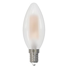 Лампа светодиодная филаментная Volpe E14 6W 3000K матовая LED-C35-6W/3000K/E14/FR/SLF UL-00008326