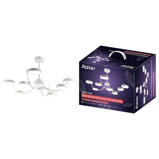 Потолочная люстра Ritter MATTINO 51661 7 Фото № 1