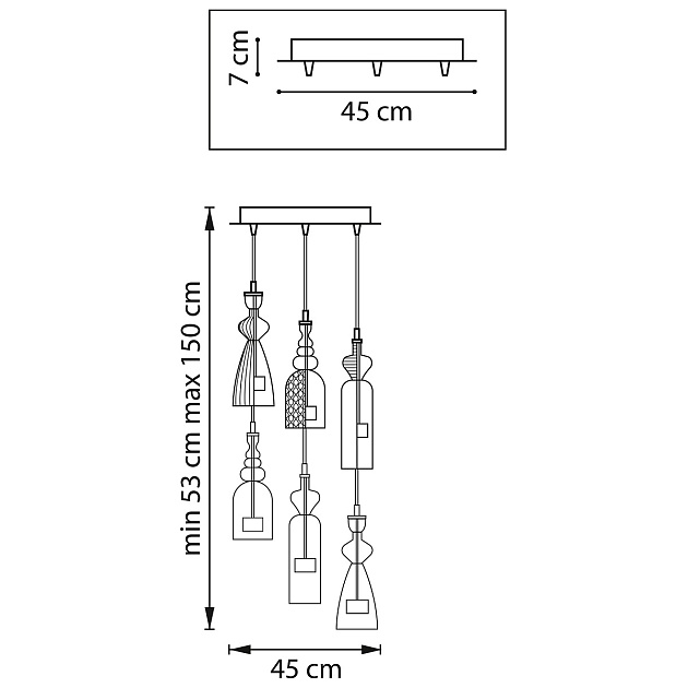 Подвесная светодиодная люстра Lightstar Belle 814069 изображение 8 Подвесная светодиодная люстра Lightstar Belle 814069 Фото № 8