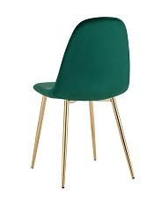 Кухонный стул Stool Group Валенсия SN велюр зеленый золотые ножки OS-001L HLR-56 gl 4