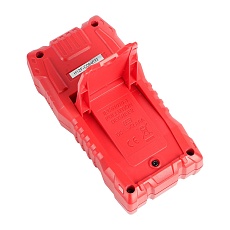 Мультиметр цифровой, 2000 отсчетов, 2 батареи тип ААА 1,5В, ручная регулировка, красный Stekker MTM HT108 49993 4