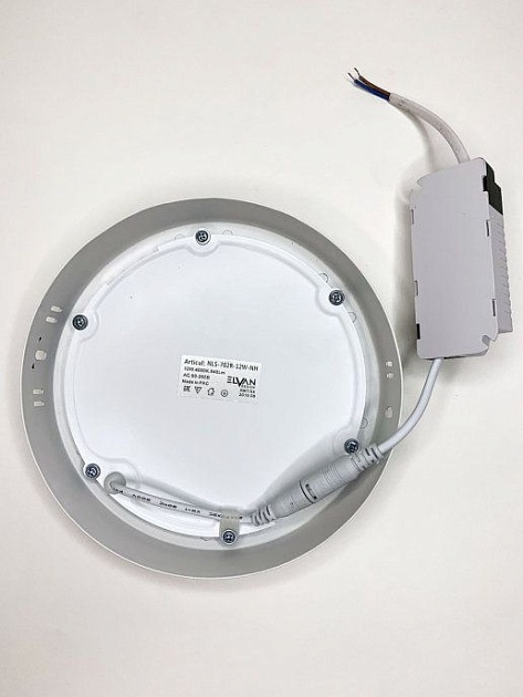 Настенно-потолочный светодиодный светильник Elvan NLS-702R-12W-WH-Wh Фото № 2
