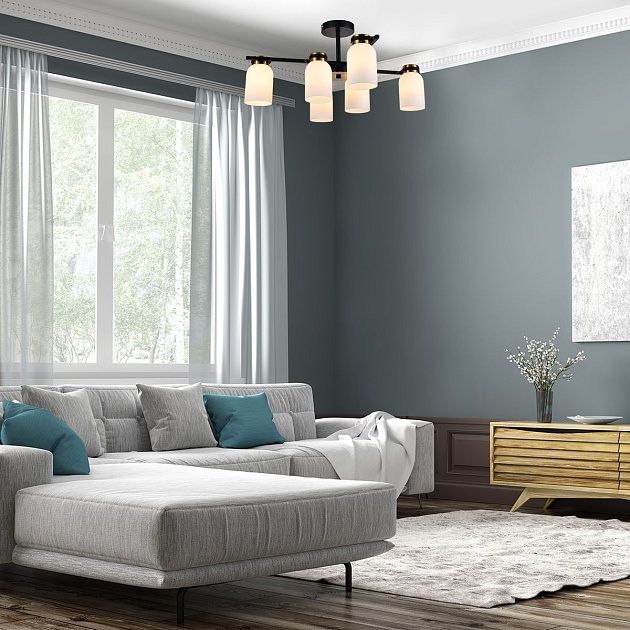 Потолочная люстра Escada Madison 1151/6P изображение 5 Потолочная люстра Escada Madison 1151/6P Фото № 5