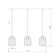 Подвесной светильник TK Lighting 4716 Galaxy New 1