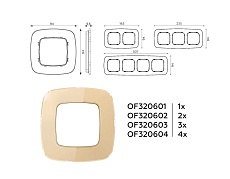 Рамка AMBRELLA VOLT OF320603 3
