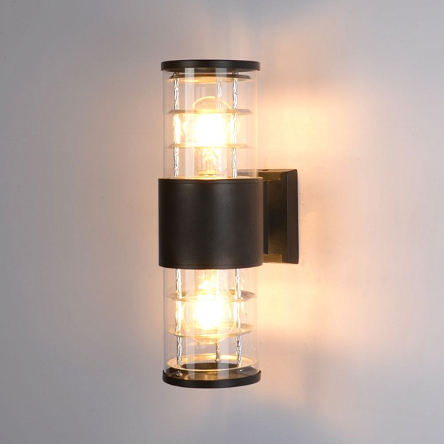 Уличный настенный светильник Arte Lamp Tokyo A5315AL-2BK Фото № 3
