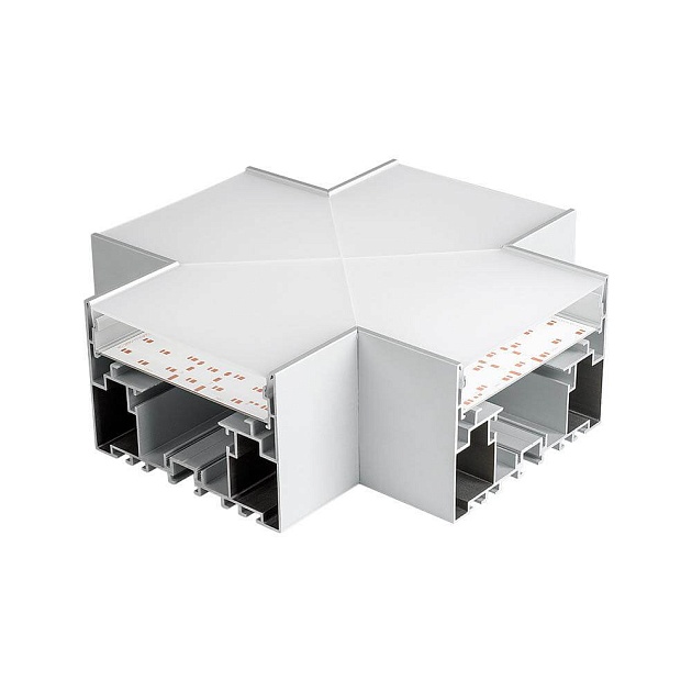 Коннектор X-образный Arlight S2-Line-10570-X90 крестовой 021271 Фото № 1
