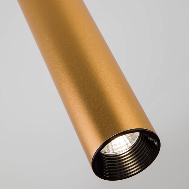 Подвесной светодиодный светильник Eurosvet Single 50161/1 LED золото фото 3