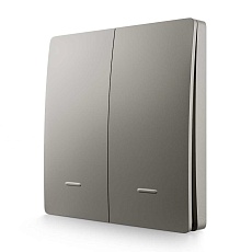 Выключатель кинетический двухклавишный Smart Apeyron 04-79