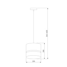 Подвесной светильник TK Lighting 6693 Paglia 1