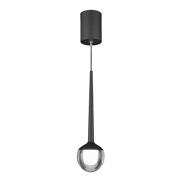 Подвесной светодиодный светильник Elektrostandard DLS028 6W 4200K черный a047768 фото 