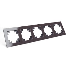 Рамка 5-постовая Stekker Катрин шоколад GFR00-7005-04 39640 3