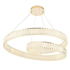Подвесной светодиодный светильник Crystal Lux Musika SP120W Led Gold 2