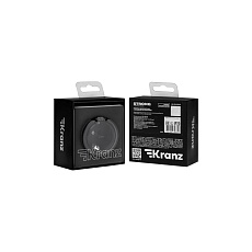 Розетка STRONG 1-ая с/з с/у, со шторками и крышкой 16А антрацит KRANZ KR-78-0702-5 1