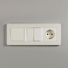 Рамка Werkel Split на 3 поста айвори/белый W0033066 4690389206078 5