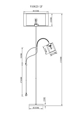 Торшер Moderli Room V10625-2F 1