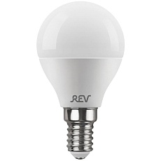 Лампа светодиодная REV G45 Е14 9W 4000K нейтральный белый свет шар 32407 2 1