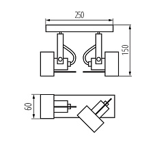 Спот Kanlux SONDA II EL-2I B 34922 3