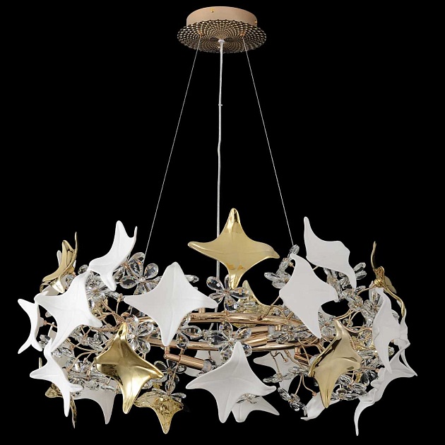 Подвесная люстра Crystal Lux LETISIA SP8 GOLD Фото № 6