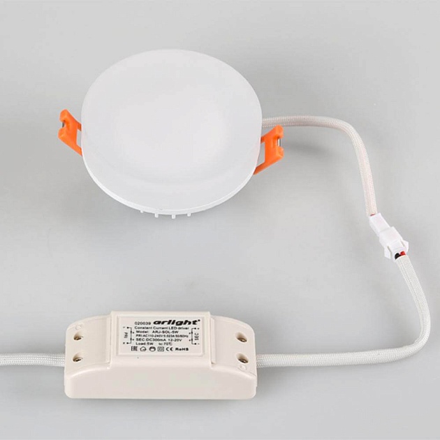 Встраиваемый светодиодный светильник Arlight LTD-80R-Opal-Roll 5W Day White 020808 фото 3