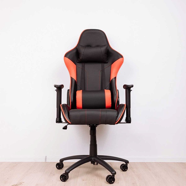 Игровое кресло AksHome Iron красный, экокожа 75221 изображение 4 Игровое кресло AksHome Iron красный, экокожа 75221 Фото № 4