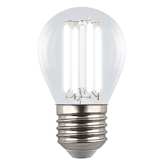 Лампа светодиодная Uniel E27 4W 4000K прозрачная LED-G45-4W/4000K/E27/CL GLY01TR UL-00011941