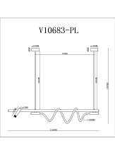 Подвесной светодиодный светильник Moderli True V10683-PL 1