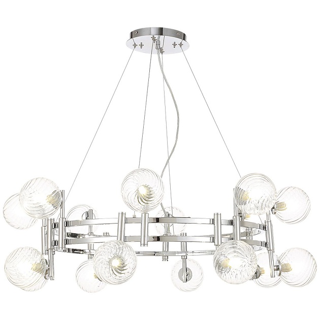 Подвесная люстра Crystal Lux Luxury SP16 Chrome Фото № 3