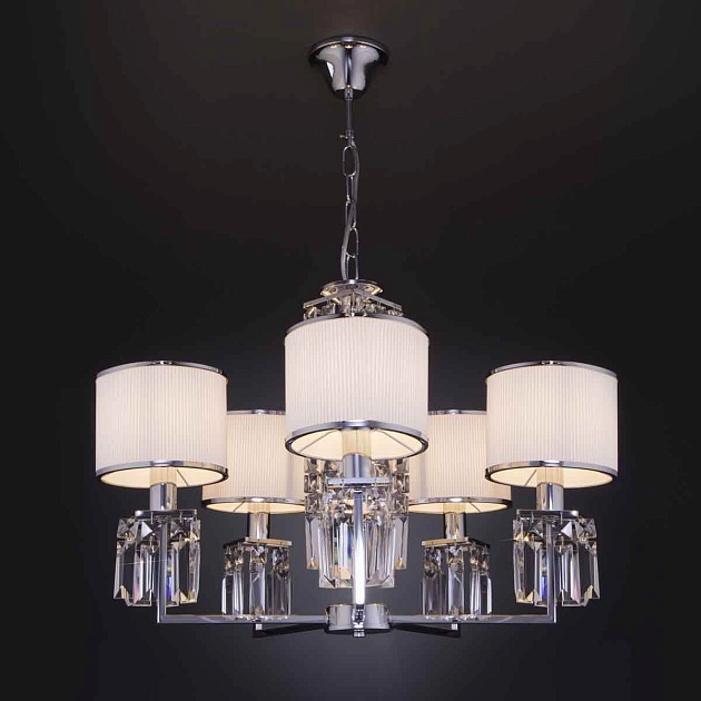 Подвесная люстра Eurosvet Zaffiro 10099/5 хром Фото № 5