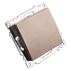 Выключатель одноклавишный Stekker Катрин шампань GLS10-7103-02 39589 5