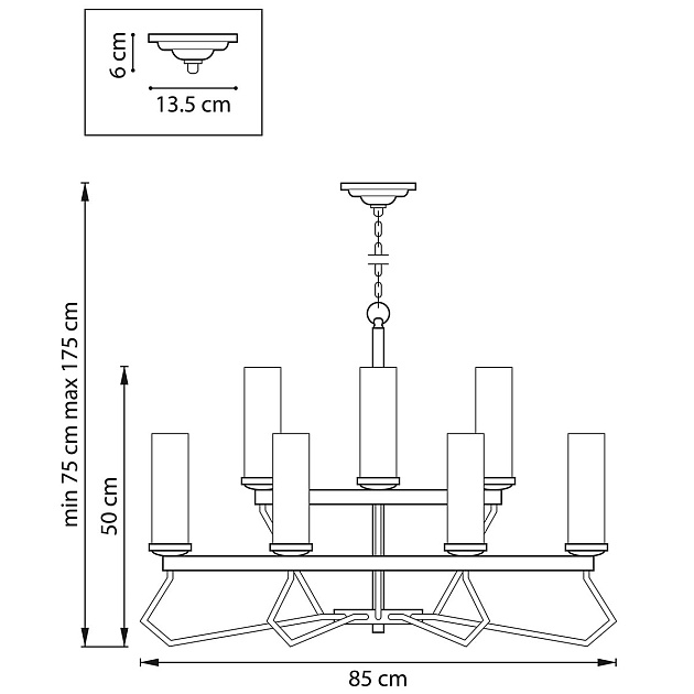 Подвесная люстра Lightstar Flume 723125 Фото № 2