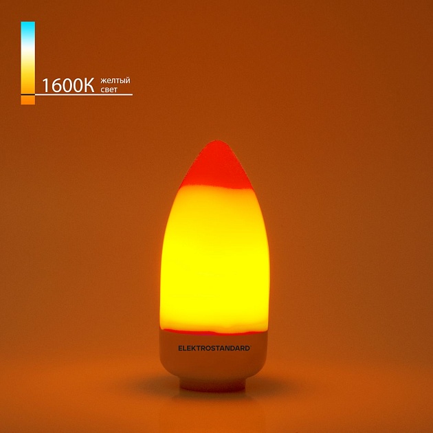 Лампа светодиодная Elektrostandard E14 3W 1600K белая a055882 фото 