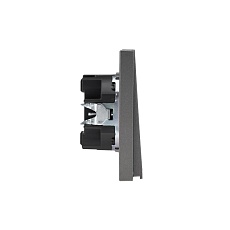 Выключатель STRONG 3 кл 10А с/у графит KRANZ KR-78-0707-6 4
