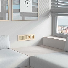 Рамка Werkel AluMax на 4 поста шампань W0043511 4690389204128 3