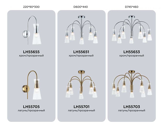 Люстра на штанге Ambrella light High light LH55651 Фото № 3