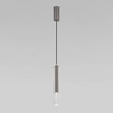 Подвесной светодиодный светильник Eurosvet Swan 50254/1 Led графит