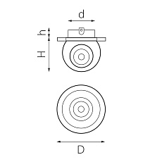 Комплект из светильника и рамки Lightstar Intero Ball (217616+217062) i61662 1