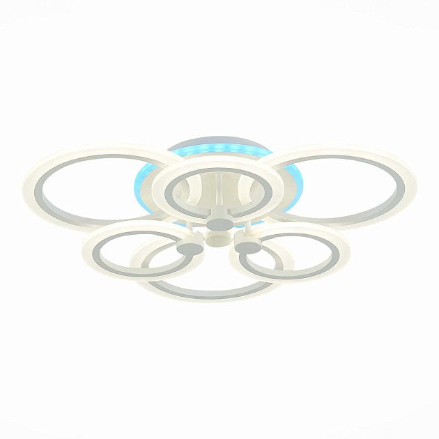 Потолочная светодиодная люстра Evoluce Cerina SLE500652-06RGB Фото № 1