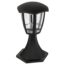 Садово-парковый светильник ЭРА «Валенсия 1» ДТУ 07-8-003 черный 6-гранный напольный IP44 светодиодный 8Вт 3000K Б0064200 3