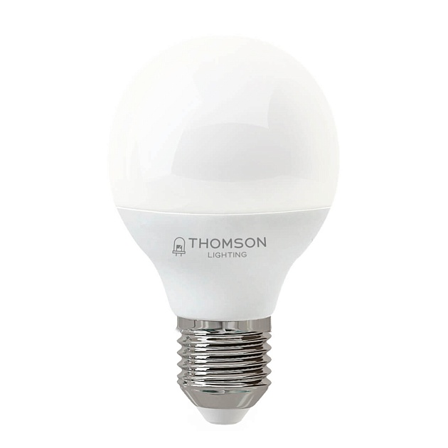 Лампа светодиодная Thomson E27 10W 3000K шар матовая TH-B2041 фото 