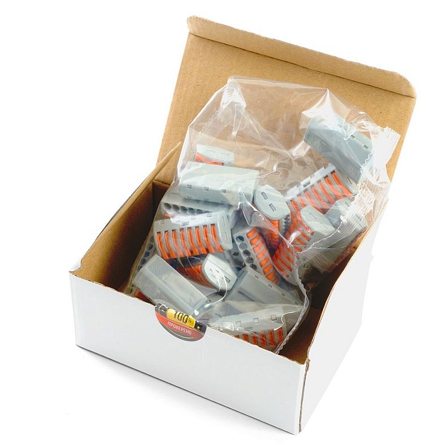 Клемма строительно-монтажная 8-проводная Stekker, LD222-418 32399 изображение 2 Клемма строительно-монтажная 8-проводная Stekker, LD222-418 32399 Фото № 2