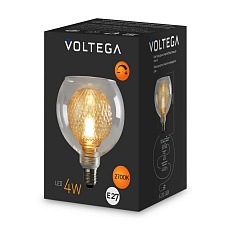 Лампа светодиодная филаментная Voltega 271 E27 4W 2700K желтая 8546 2