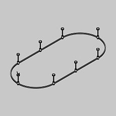 Готовая конструкция (набор) Maytoni Technical TFC-Flar-S01-PT 1